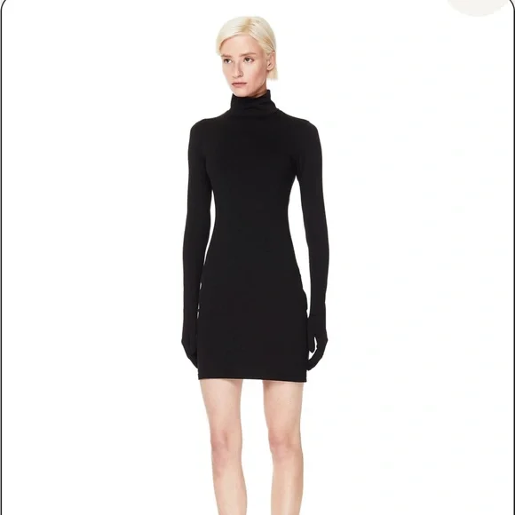 Vetements high neck glove mini dress